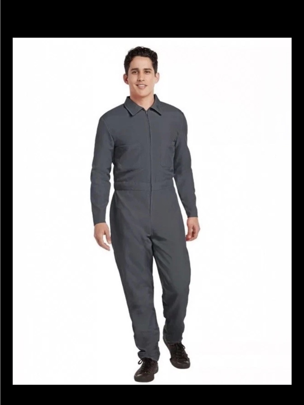 Gray Killer Cover All Men’s Grey Adult large/XL (44-46) Zipper Up New with tags,